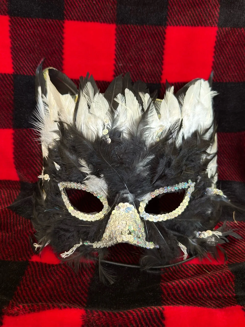 Men's Feline Masquerade Mask